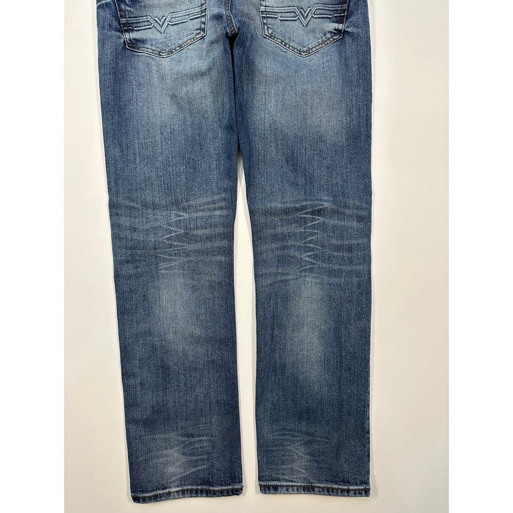 Buffalo David Bitton Six-X Straight Stretch Denim Jeans Size 33 x 32 - Picture 4 of 7